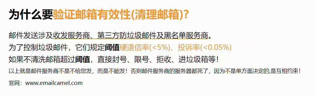 全球邮箱清洗验证服务